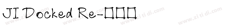 JI Docked Re字体转换